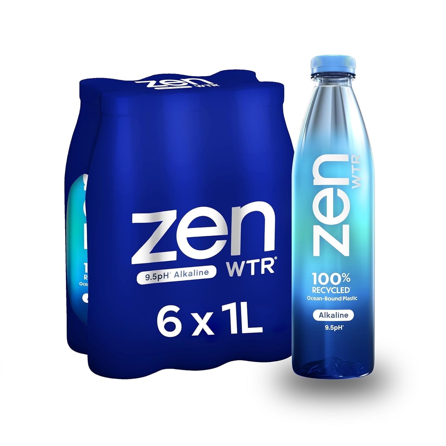 ZenWTR Alkaline 9.5pH Water 33.8 oz. (Pack of 12) - Natural