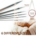thumbnail image 2 of LELE LIFE 6Pcs 40 Inch Circular Knitting Needles, 6 Sizes Stainless Steel Knitting Needles, Size 1 3 6 8 10.75 13, 2 of 7
