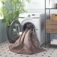 thumbnail image 6 of SAFAVIEH Tucson Jayma Traditional Machine Washable Area Rug, 6' x 6' Square, Beige/Pink, 6 of 15