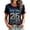 Navy, variant on Never Forget 9/11 Womens Short Sleeve Tshirt 911 25th Anniversary American Flag Patriotic Memorial Tee Tops