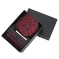 thumbnail image 1 of Red Tie,5pcs Mens Tie Set Men Neckties Mens Tie Exquisite Design, 1 of 14