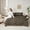 Brown Black, variant on jejeloiu Leopard Cheetah Print 7-Piece Bedding Comforter Set,Jungle Animal Leopard King Bedding Sets,Colorful Neon Bed Sheets For Kids,Luxury Bedroom Decor Reversible