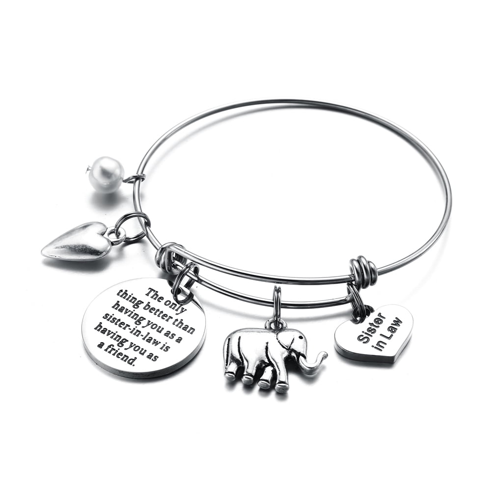 TINGN Sister in Law Bracelet The Only Thing Better Than Having You As A Sister In Law Is Having You As A Friend