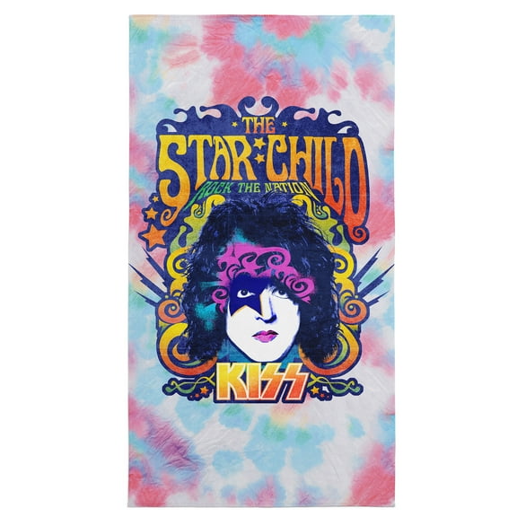 KISS The Star Child Microfiber Beach Towel 30x60 inches