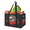 Multicolor 3, variant on Cool Ice Fire Wolves Reusable Grocery Bags, Foldable Shopping Bags for Groceries with Handles, Large Grocery Tote for Kitchen, Market, Car Trunk, Picnic