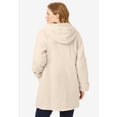 thumbnail image 2 of Woman Within Plus Size Short Hooded Berber Fleece Jacket, 2 of 6