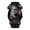 Black, variant on Fashionable 3D hollowed out theme men's sports automatic mechanical watch durable strap men's luxury watch, high-end watch