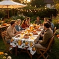 thumbnail image 4 of Washable Rectangular Oktoberfest Beer Pattern Tablecloth 140x140cm, Decor Fabric For Patio Kitchen Garden Party, 4 of 4
