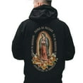 thumbnail image 5 of Virgen de Guadalupe Hoodie – Unisex Virgin Mary Our Lady of Guadalupe Pullover, Back Print Religious Hoodie for Men and Women, Classic Cotton Faith Apparel, 5 of 7