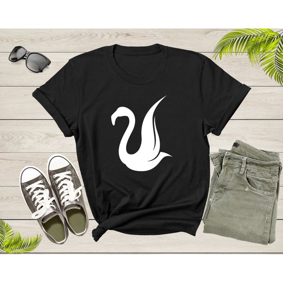 White Bird Flamingo Beautiful Wildlife Nature Animal Bird T-Shirt Flamingo Bird Lover Gift T Shirt for Men Women Girls Boys Teens Tshirt