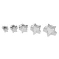 thumbnail image 2 of 5PCS Cookie Cutter Set Stainless Steel Stars Shaped Biscuit Cutter Molds for Home Cake Kitchen, 2 of 9