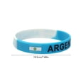 thumbnail image 3 of Silicona de la Copa Mundial de Fútbol con Argentina, Francia, Brasil, Países Bajos, EE. UU., Portugal, Italia, Banderas, pulsera suave y ajustable para aficionados y ropa para el día del partido, 3 of 6