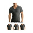 thumbnail image 2 of 3-Pack Insta Slim Activewear Compression V-Necks VA0003, 2 of 25