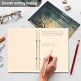 thumbnail image 4 of FORMRS 1-Subject Spiral Notebook 8" x 5" College Ruled 60 Refillable Sheet A5 Hard Cover, 2 Pack, Retro Forest, 4 of 7