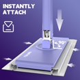 thumbnail image 4 of Sweeper Mop, Instantly Attach & Remove Cloth Touch-Free, Compatible with Swiffer Pads, Clamp Dust Mop, 4 of 8