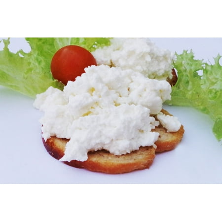 Canvas Print Curd Cheese Sandwich Stretched Canvas 10 x (Best Cheese Curds In Minnesota)