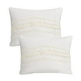 thumbnail image 5 of Sweet Jojo Designs Boho Fringe Ivory Full/Queen Bed Comforter 3 Piece Bedding Set - 3 Piece, 5 of 6