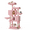 Soft Pink, variant on MoNiBloom Cat Tree, 36 Inch Cat Tree Tower with Cat Condo, Small Cat Tower with Scratching Post & Sisal-Covered Scratching Board, Cat Climbing Tower with Hammock, Cat Tree for Indoor Cats, Light Gray