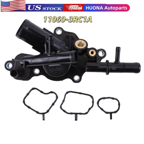Water Control Valve Outlet Compatible for Nissan Sentra 1.8L 2013-2019 Replaces 11060-3RC1A