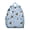 Sky-blue-39, variant on Dog Lovers Student Backpack – Cute Puppy Paw Print with Bone and Tail Cartoon Design, Artistic Watercolor Style for School