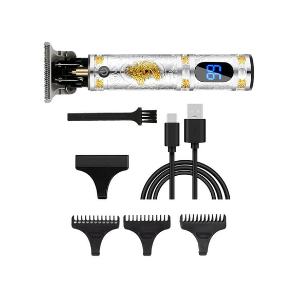 Cortadora de Pelo Sunnimix Afeitadora Eléctrica para Hombres Plata