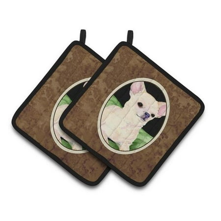 

Chihuahua Pair of Pot Holders 7.5 x 3 x 7.5 in.