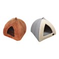 thumbnail image 1 of 2 camas suaves para mascotas, tienda de campaña cálida para gatos de interior, suministros para mascotas de erizo. EstiloE, 1 of 9