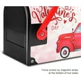 thumbnail image 2 of Valentine Red Truck Magnetic Mailbox Cover Heart Gnome Mailbox Covers Magnetic Mailbox Wraps Post Letter Box Cover Garden Standard Size 18 X 21 inch, 2 of 6