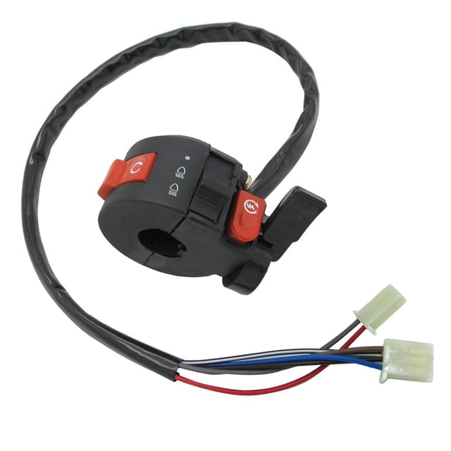 Ensamblaje Del Interruptor Del Obturador Del Control De Del Lado Izquierdo De 22 Mm Para 50cc 70cc 90cc 110cc 125cc ATV Quad