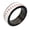 Baseball, variant on Men's Stainless Steel Fashion Sport Football Pattern Anxiety Ring Spinner Cool Jewelry Black Size 6