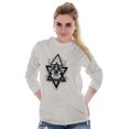 thumbnail image 3 of Triangle Eye Star Symbolic Spirit Long Sleeve TShirt Men Women Brisco Brands L, 3 of 6
