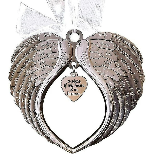 Adorno de ala conmemorativa JanHm colgante para árbol de Navidad