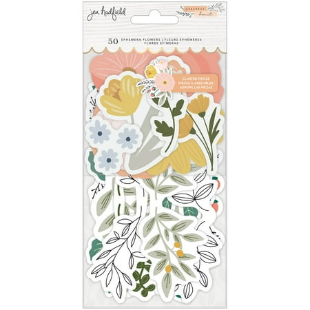 UPC: 0718813907965 | Jen Hadfield Peaceful Heart Ephemera Cardstock Die-Cuts-Floral