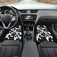 thumbnail image 3 of Renewold Cow Print Black White Rubber Car Floor Mats 4 PCS Universal Fit Front & Rear Auto Rugs Full Set, Protect Your Vehicle's Interior for Car SUV Van & Trucks, 3 of 7