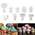 thumbnail image 2 of Aellinatey 3D Mushroom Silicone Mold Mushroom Ornament Molds Jewelry Mold for Home Decors, 2 of 20