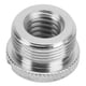 thumbnail image 5 of Adaptador de rosca de tornillos hembra de 3/8 de pulgada a macho de 5/8 de pulgada para soporte de micrófono para montaje de micrófono plateado F19A, 5 of 8