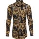 thumbnail image 1 of Camisa de hombre con cadena floral dorada, talla grande, camisas hawaianas de manga larga, camisa de moda para hombre y mujer, blusa de solapa de lujo con botones, nueva, 1 of 6