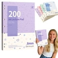 thumbnail image 2 of CoreLiving Loose-leaf Binder Paper A4 Notebook Paper 200 Sheets College Ruled Notebook Refill Pages with 8mm Line Spacing for Work Study and Journaling, 2 of 10
