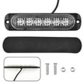 thumbnail image 4 of DC 12-24V 18W Red 6LED Car Truck Safety Urgent Always Bright Light Lamp, 4 of 6