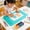 🥝 Mint Green_New#285, variant on Silicone Art Painting Mat with Magnetic Cups, Spill-Rim Design, Large 50 x 27.5 cm Craft Mat, Sustainable Thick Silicone, Easy-CleanWork Surface