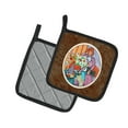 thumbnail image 2 of Carolines Treasures 7266PTHD Lady with her Pug Pair of Pot Holders , 7.5HX7.5W, multicolor, 2 of 3