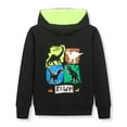 thumbnail image 2 of Esaierr Kids Toddler Spring Fall Hoodie Sweatshirts for Boys Girls，Baby Pullover Hooded Sweatsuit Dinosaur Printed Little Kid Long Sleeve Pullover Top for 2T-12T, 2 of 7