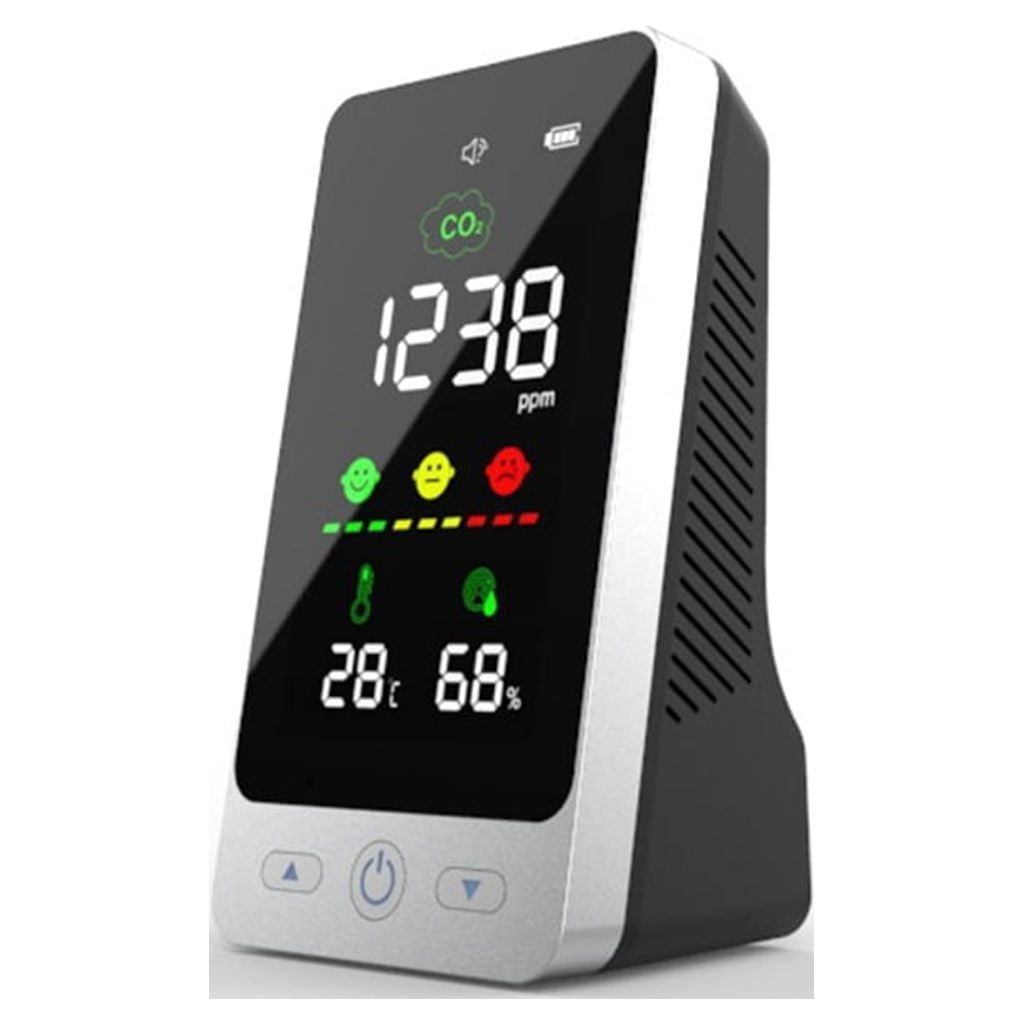 CO2 Meter Air Quality Monitor Carbon Dioxide Humidity Temperature Indoor Detector NDIR Channel