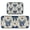 Angel Wings Bows, variant on 2-Piece Ultra Soft Absorbent Floor Mats With Anti-Skid Backing For Kitchen Bathroom Laundry Room Angel Wings Bows