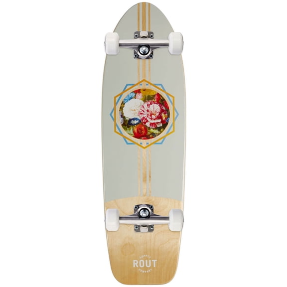 Rout Floral Cruiser Skateboard Complete
