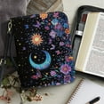 thumbnail image 4 of ZUXONGSY Colorful Moon Sun Star Print Bible Cover Case for Women Men Waterproof PU Leather Bible Case Lightweight Bible Bag with Handle Zippered Church Bag Bible Gift, L, 4 of 7