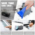 thumbnail image 3 of CHAO palas para deshielo de coche, color azul, pala para deshielo de parabrisas y ventanas, pala de hielo multiusos con mango de espuma, 3 of 5