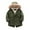Green, variant on Otqutp Kids Boy's Quilted Pu-ffer Lined Jacket Thick Winter Coat Long Sleeve Hooded Winter Water-proof Par-ka Outerwear for 2-7 Years(Navy,3-4 Years)