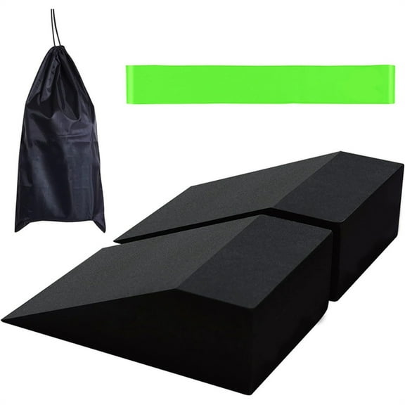 Nonslip Squats Wedges Block Strength Training Leg Machine Calf Stretcher Slants Board Foot Stretch Wedges Block Enduring