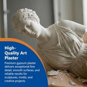 Perfect Plaster for Pottery and Ceramic Slip Casting Molds, Water-Based Powder Material for DIY Mold Making, Clay Reclaim Slabs, Sculptures and Crafts, Fast-Curing - 4 lb Bag